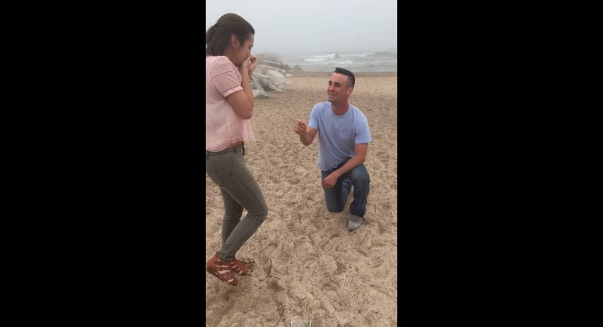 Beach Marriage Proposal