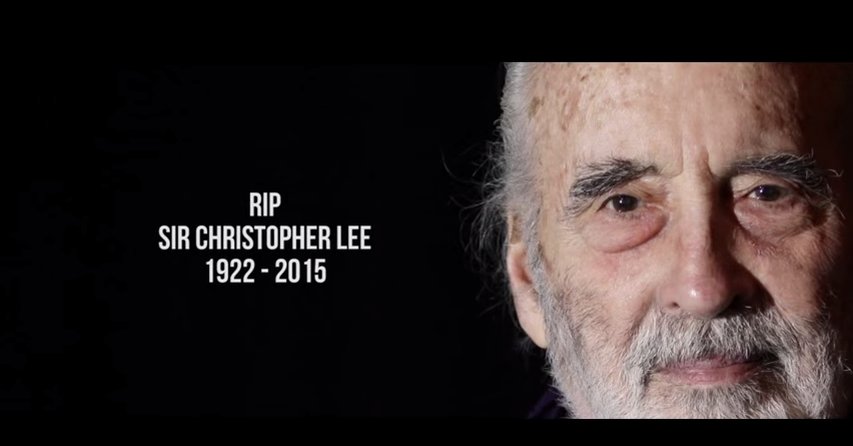RIP Sir Christopher Lee