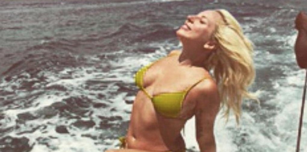 Lady Gaga Tans In A Bikini On A Boat In The Bahamas