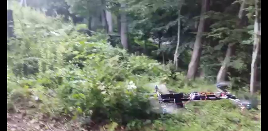 Drone firing a handgun