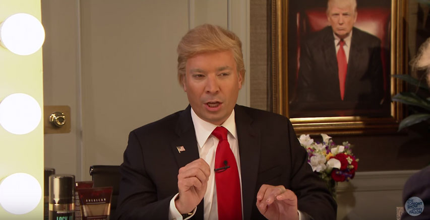 Donald Trump Interviews Himself In the Mirror